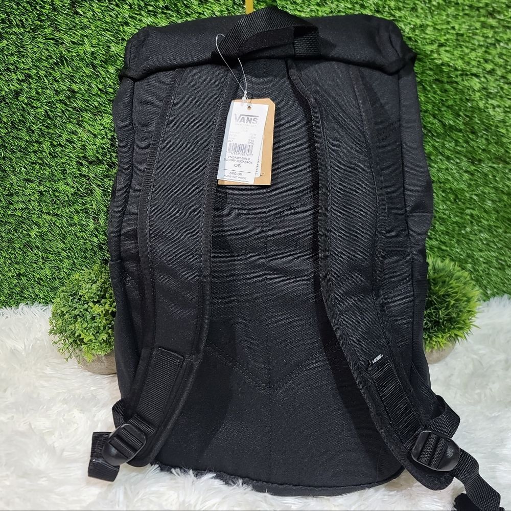 Vans Scurry Rucksack Backpack - Black NWT - Picture 3 of 6